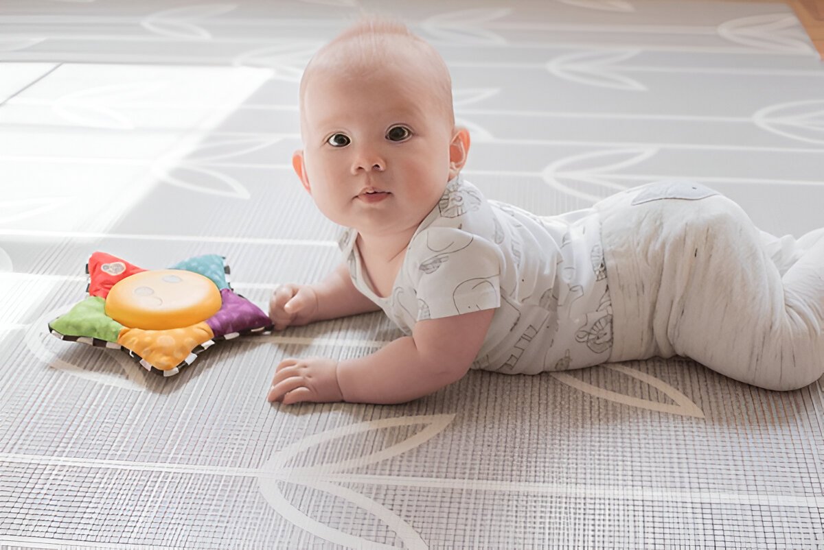 Activities For 4 Month Old: tummy time